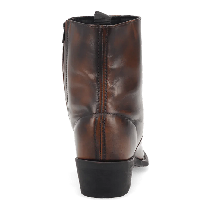 Laredo Men's Fletcher Leather Round Toe Boots with Zipper - Tan