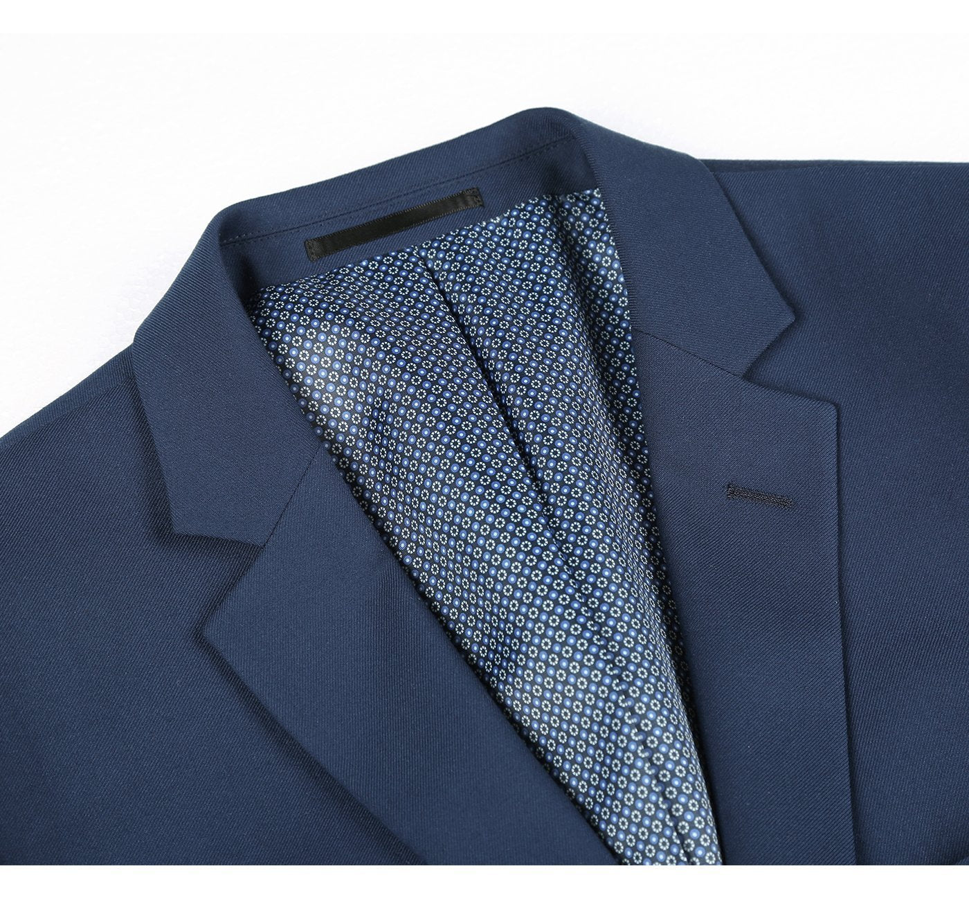 Renoi Designer Suit 2110-19 Men's Slim Fit Solid Stretch 2-Piece Suit