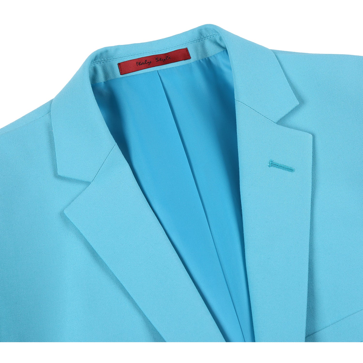 201-59 Men's 2-Piece Slim Fit Single Breasted Notch Lapel Suit - Image 4