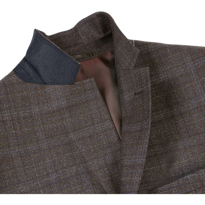 563-8 Men's Slim Fit Wool Blend Stretch Suits - Image 4