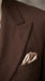 Men’s Brown Vintage Double Breasted Suit, Classic 1940s Style Formal Wedding Business Suit Set