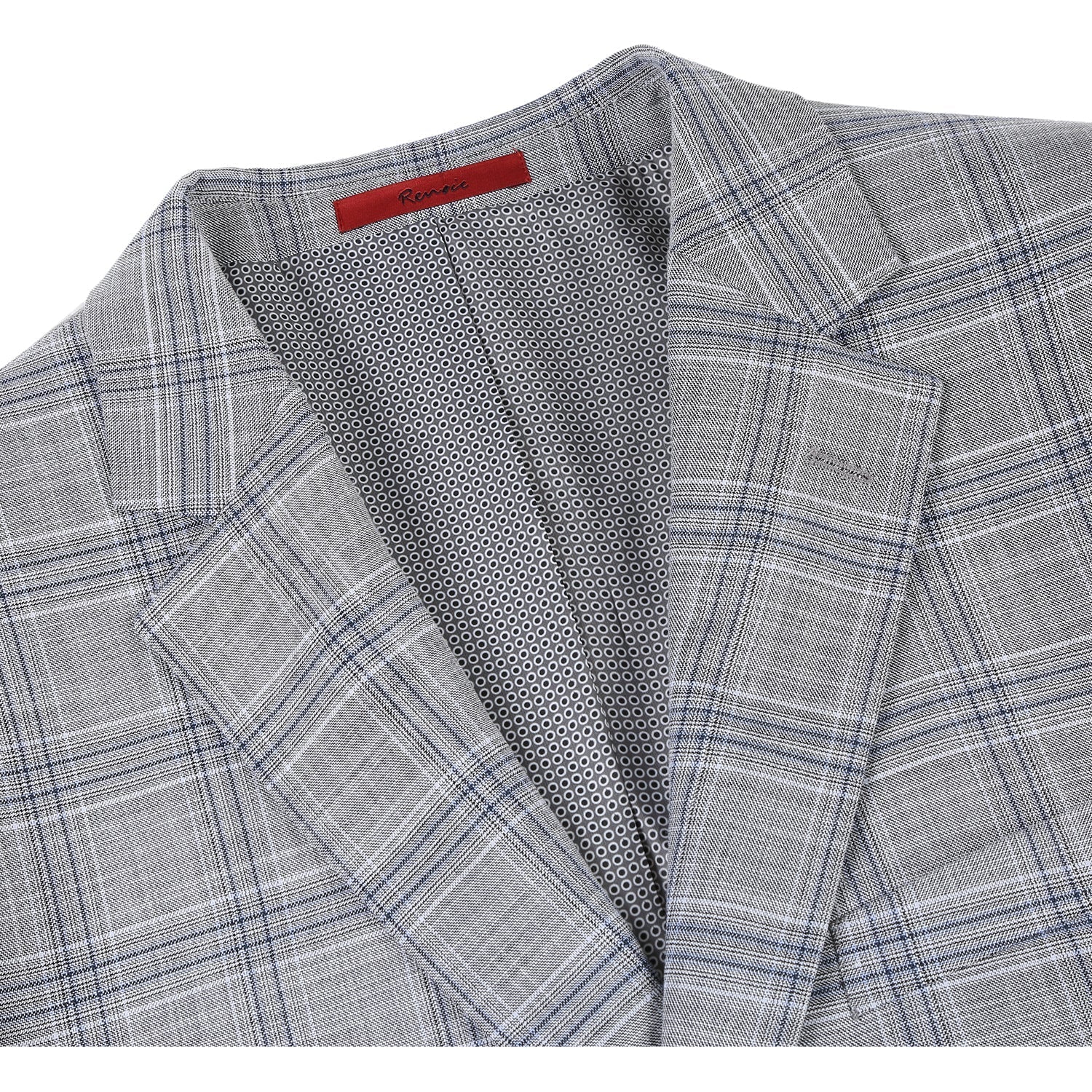 293-23 Men's Classic Fit Checked Suits - Image 4