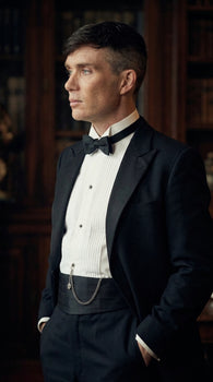 Mens Black Tuxedo Blazer – Peaky Blinders Thomas Shelby Inspired Classic Formal Blazer for Men Vintage British Style Jacket