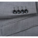564-1 Men's Classic Fit Wool Blend Stretch Checked Suit