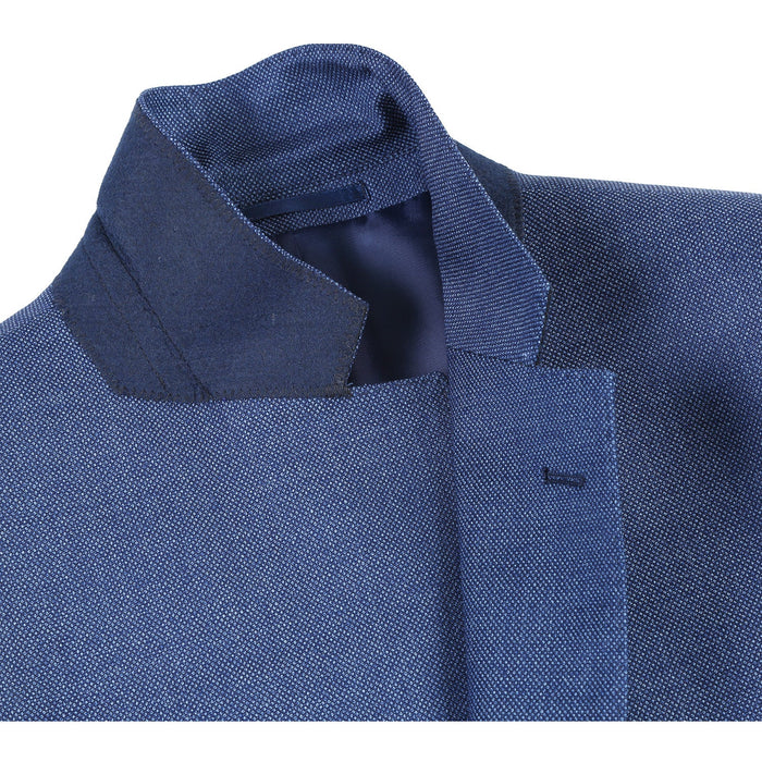 564-6 Men's Classic Fit Wool Blend Suits - Image 4