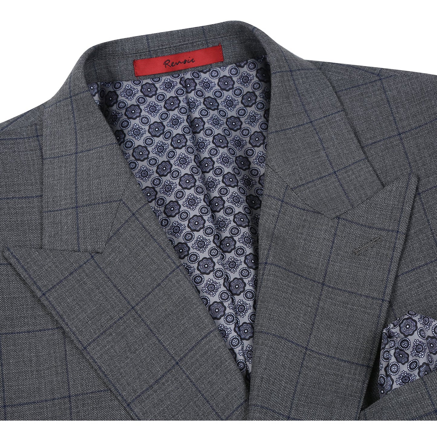 293-44 Men's Double-Breasted New Slim Fit Suits - Image 4