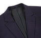 293-13 Men's Classic Fit Single Breasted Black Micro Check Notch Lapel Suits