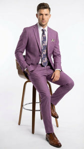Men’s Light Purple Suit Blazer and Suit Jacket Mauve – Formal Wedding & Party Wear Coat for Business Prom and Church