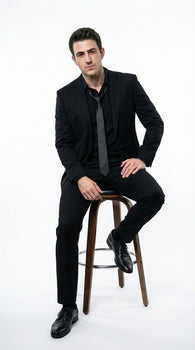 Mens Black Blazer – John Wick Inspired Classic Formal Blazer for Men Sleek Action Style Evening Jacket