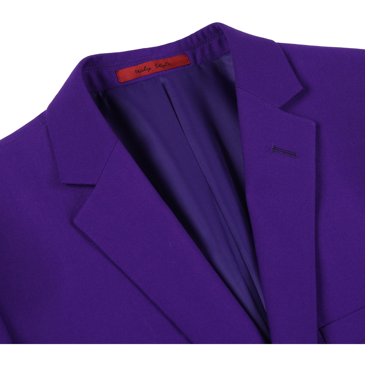 201-68 Men's 2-Piece Slim Fit Single Breasted Notch Lapel Suit - Image 4