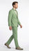 Mens Sage Green Wedding Tuxedo, Shawl Lapel Formal Groom Prom Tuxedo Suit