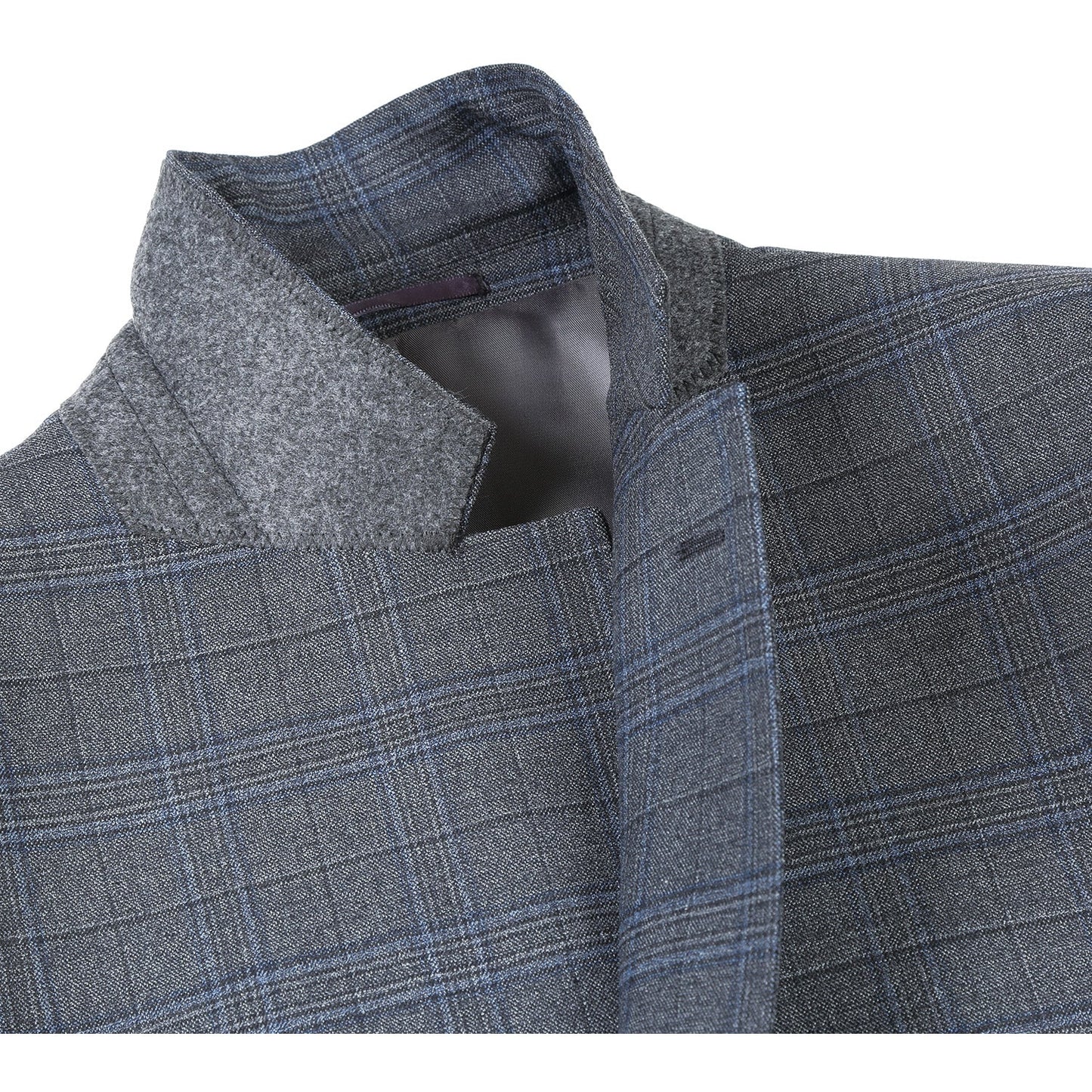564-7 Men's Classic Fit Wool Blend Stretch Suits - Image 4