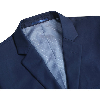 201-18 Men's 2-Piece Slim Fit Single Breasted Notch Lapel Suit - Image 5