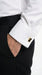Mens White Herringbone Shadow and Tone on Tone Dress Shirt – Classic Formal Wedding