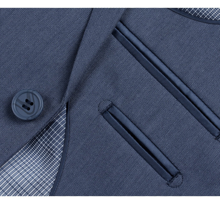 203-19 Men's 2-Piece Slim Fit Single Breasted Notch Lapel Suit - Image 3