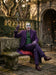 Men’s Purple Overcoat Joker Folie à Deux Arthur Fleck Inspired Long Coat – Classic Costume Trench Coat, Stylish Winter Party Wear Jacket