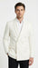 Mens Ivory Dinner Jacket Blazer – Elegant Ivory Cream Off White Formal Blazer Wedding Tuxedo Jacket Evening Wear