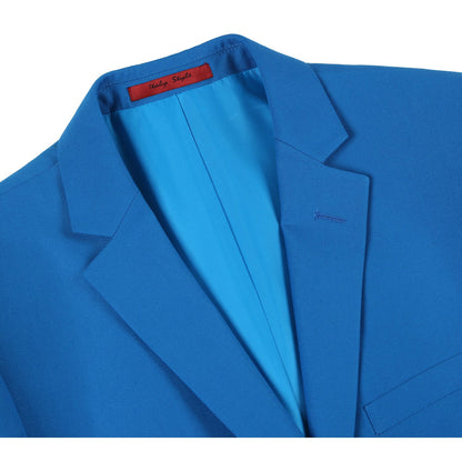 201-55 Men's 2-Piece Slim Fit Single Breasted Notch Lapel Suit - Image 4