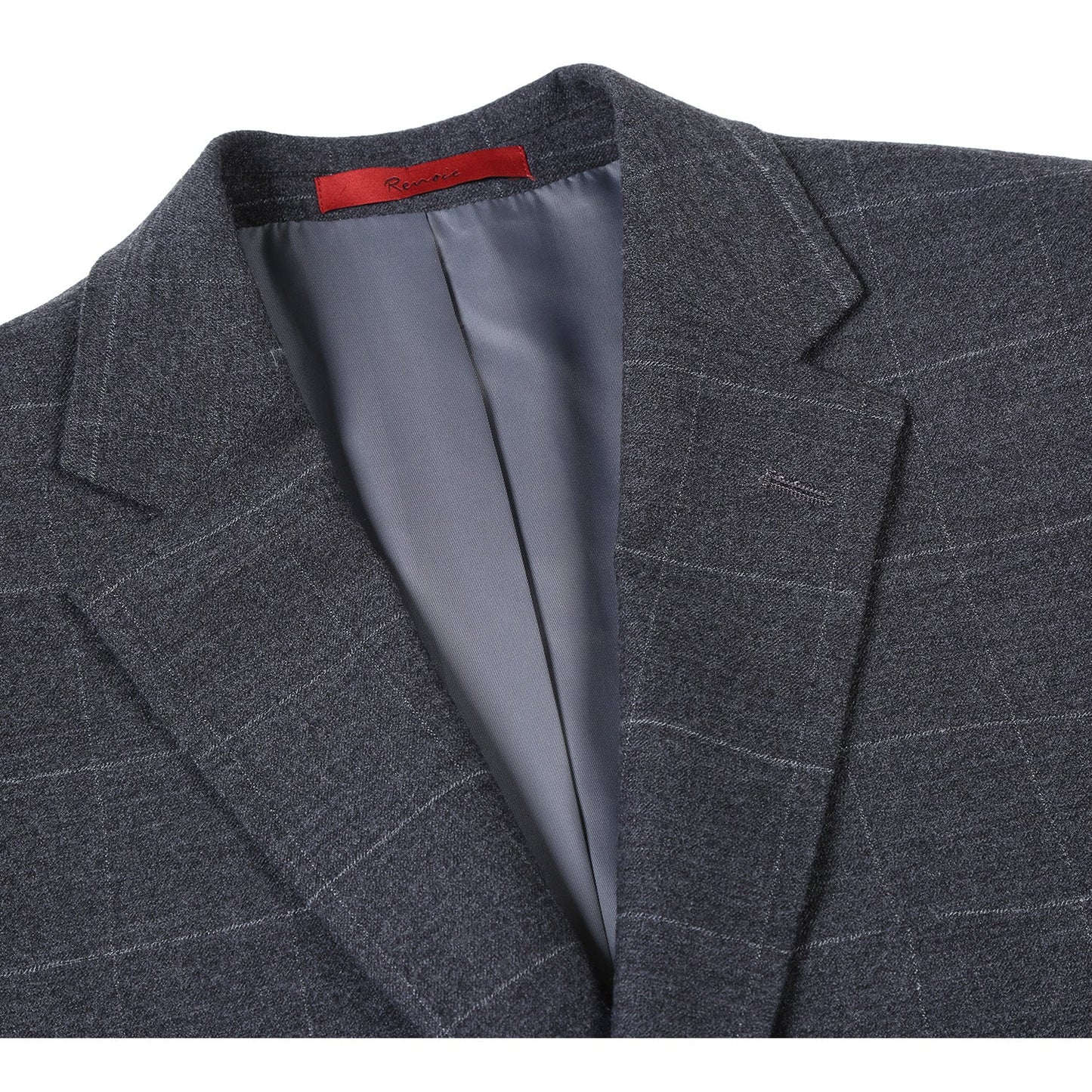 293-31 Men's Slim Fit Checked Suits - Image 4