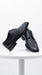 Men’s Los Altos Black Gator Belly Dress Shoes with Lace Up Front, Exotic Style Formal Shoes
