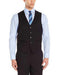 Men's 5 Button Black Micro Tech Dress Tuxedo Wedding Vest ~ Waistcoat ~ Waist coat With Besom Pockets