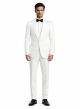 $500 Reg price Gorgio  White or Ivory Jacket with Shawl Lapel 1 button on sale online deal Fashion Tuxedo For Men