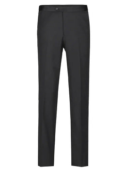 (38S, 42R) Classic Black Regular Fit 100% Wool Tuxedo Suit