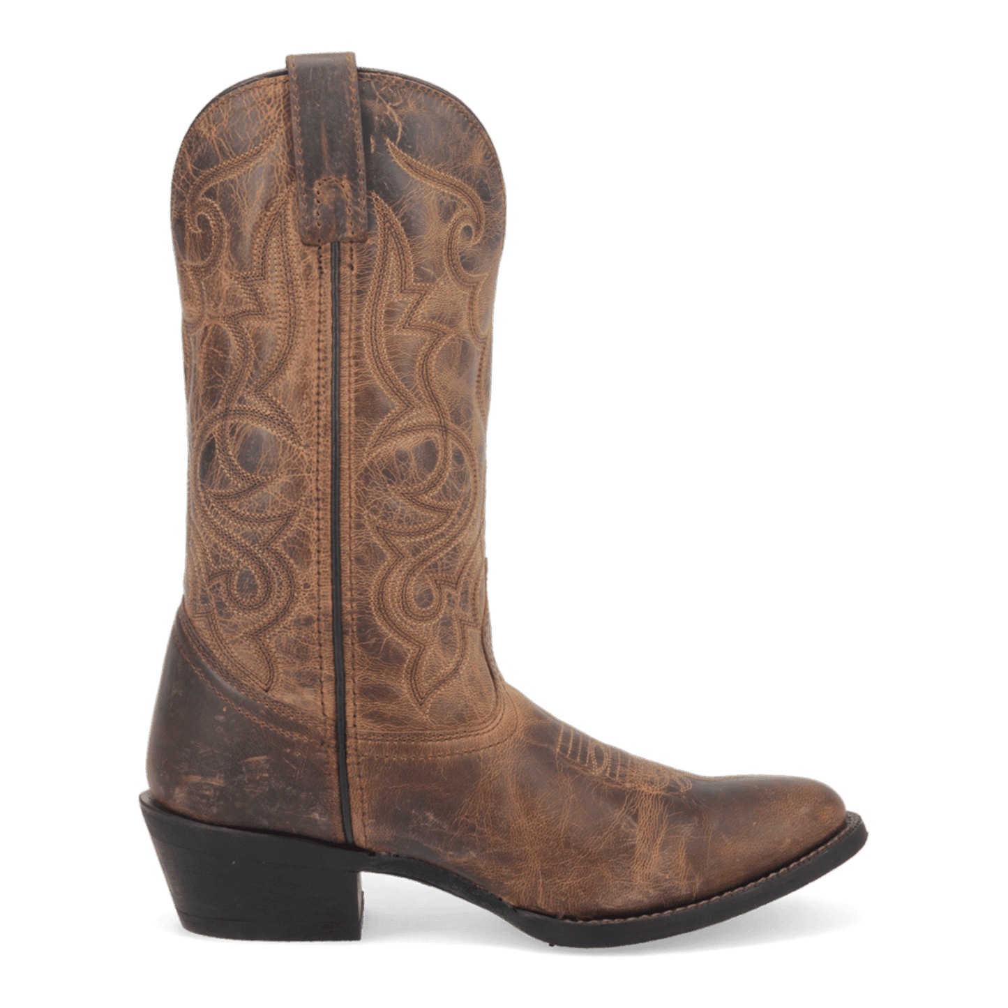 Laredo Maddie Leather Boot - Premium Brown Ankle Boot