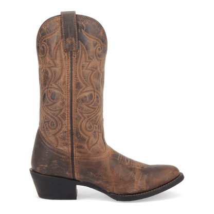 Laredo Maddie Leather Boot - Premium Brown Ankle Boot