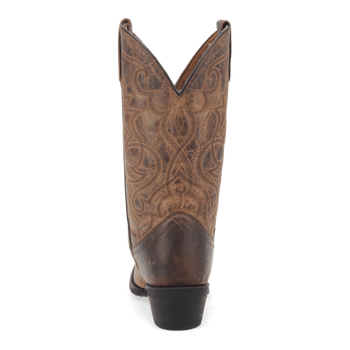 Laredo Maddie Leather Boot - Premium Brown Ankle Boot