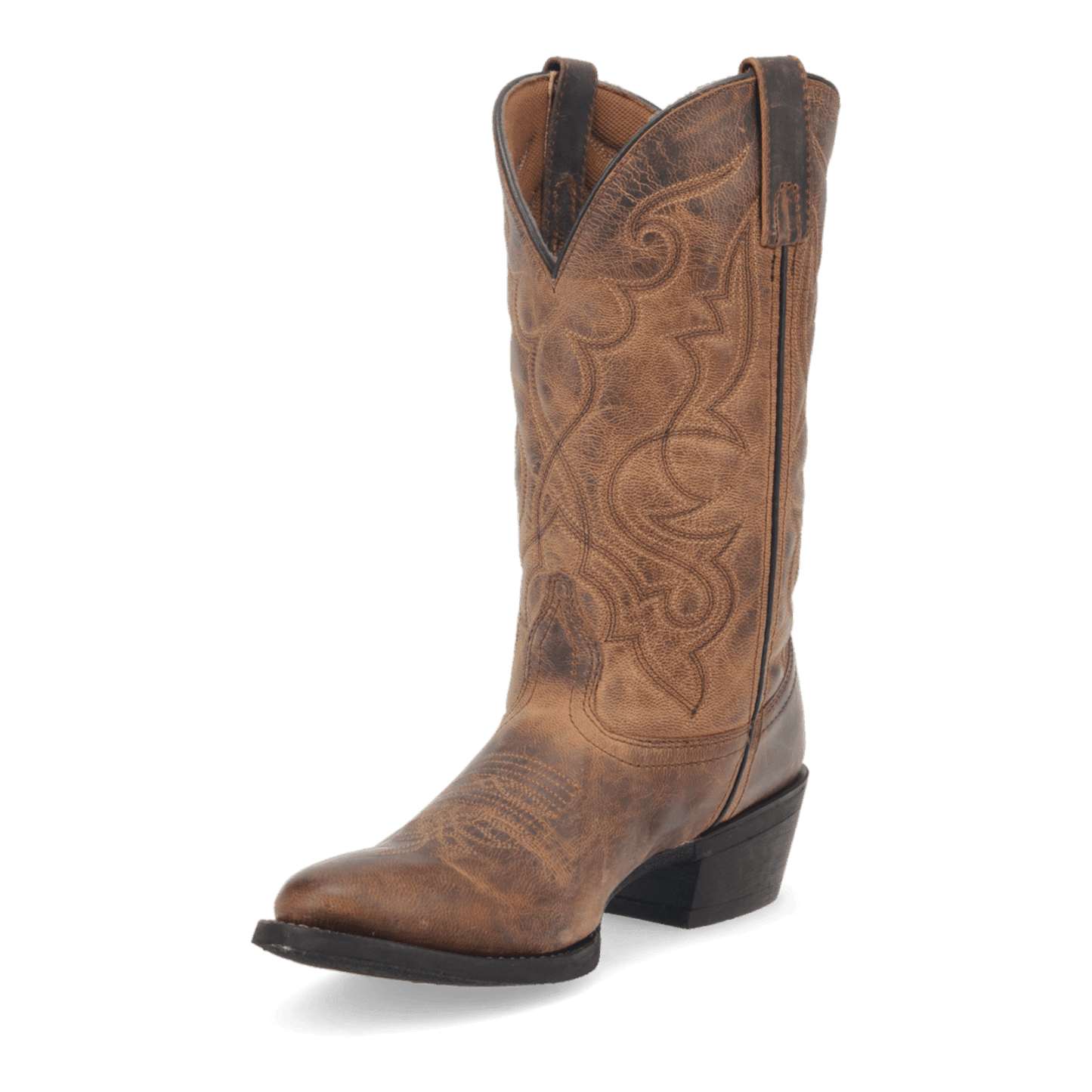 Laredo Maddie Leather Boot - Premium Brown Ankle Boot