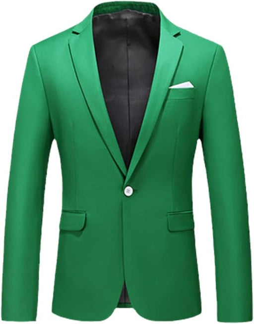 Mens Emerald Green Blazer - Green Sport Coat - Summer Jacket - Linen Blazer