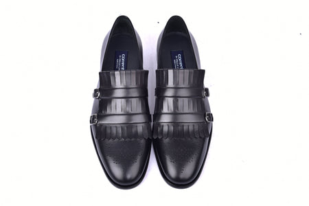 C0001902-5211 Kilt side buckle Loafer-Black
