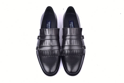 C0001902-5211 Kilt side buckle Loafer-Black - Image 4