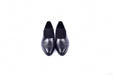 C0014041-5230 Plain toe lace up with suede vamp-Black