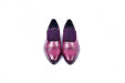 C0014042-5230 Plain toe lace up with suede vamp -Purple