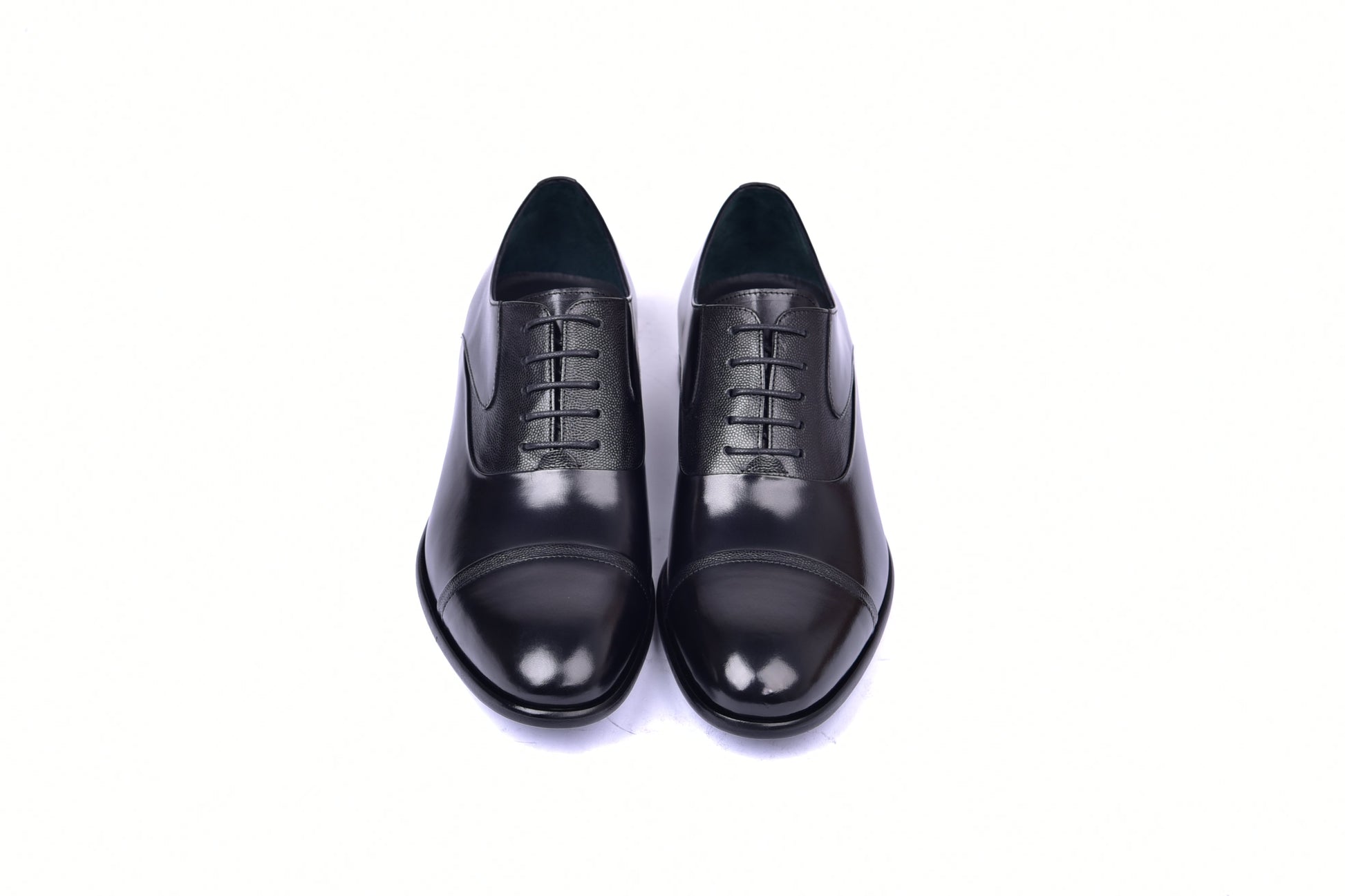 C0012-5256 Cap toe Lace up- Black - Image 4