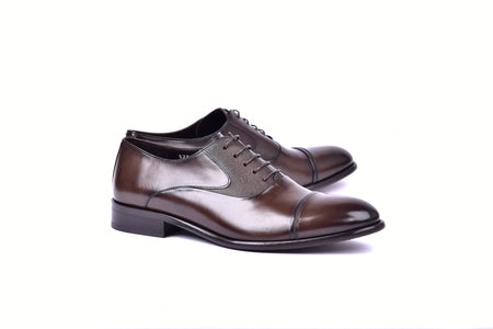 C001201-5256 Cap toe Lace up- Brown