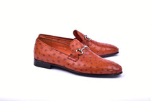 C02204-5405 Genuine Ostrich- Dark Orange
