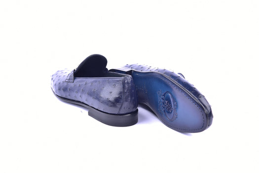 C02202-5405 Genuine Ostrich- Navy - Image 3