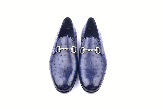 C02202-5405 Genuine Ostrich- Navy - Image 4