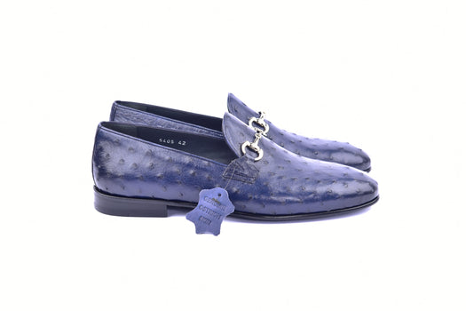 C02202-5405 Genuine Ostrich- Navy - Image 2