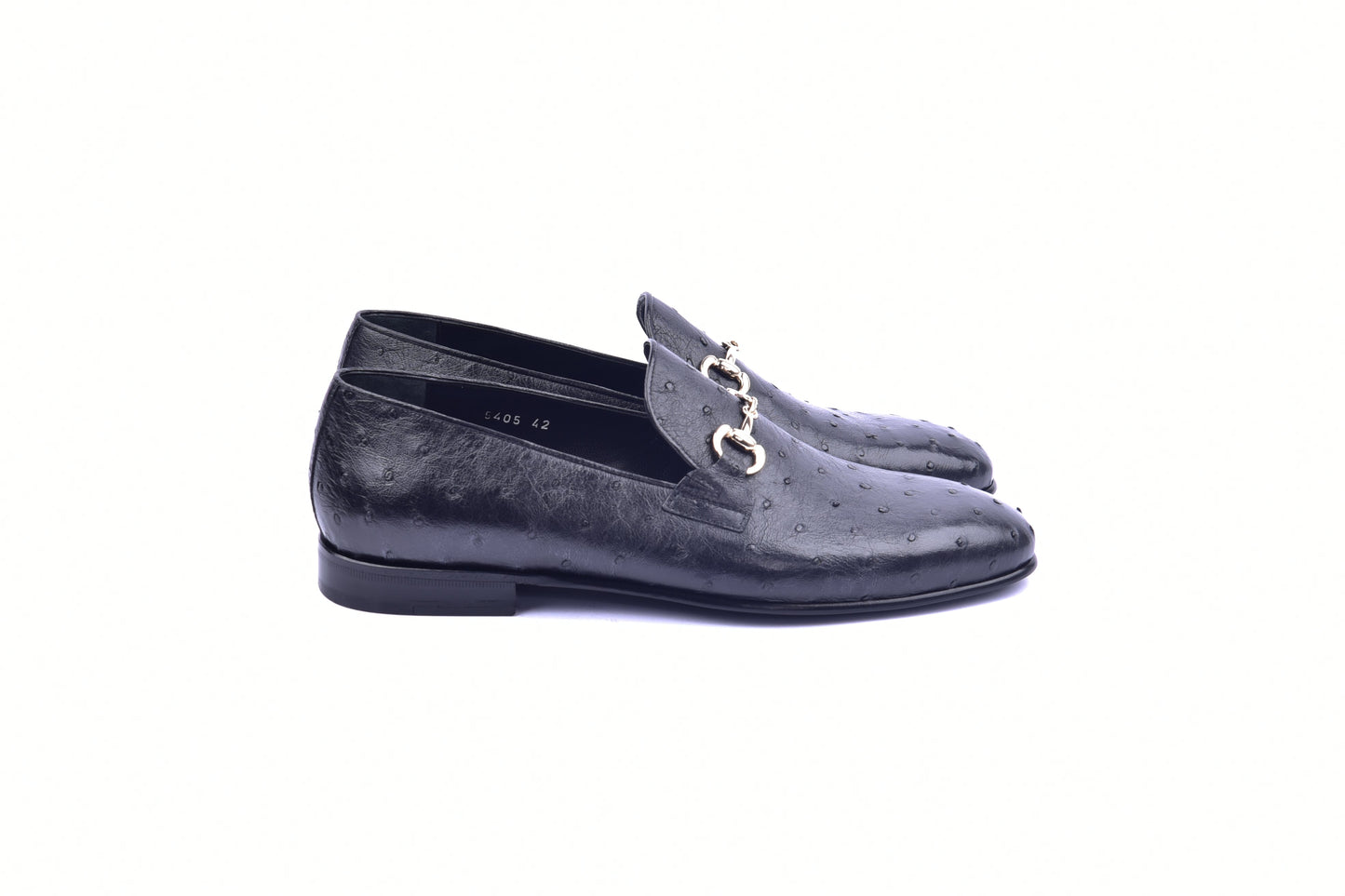 C02201-5405 Genuine Ostrich- Black - Image 2