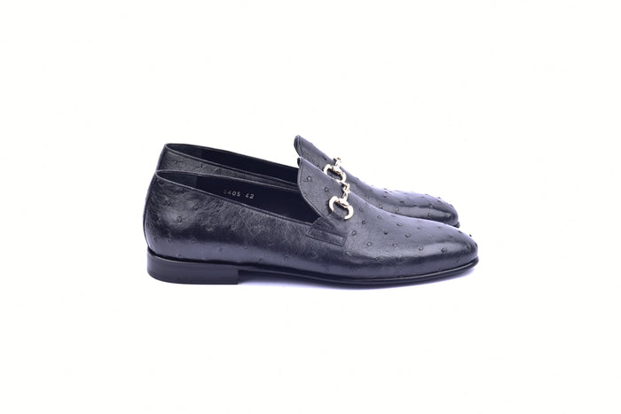 C02201-5405 Genuine Ostrich- Black - Image 2