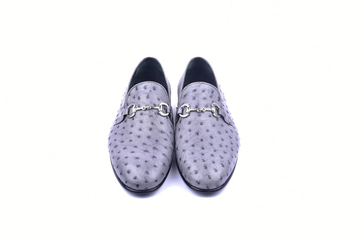 C02206-5405 Genuine Ostrich- Grey - Image 4