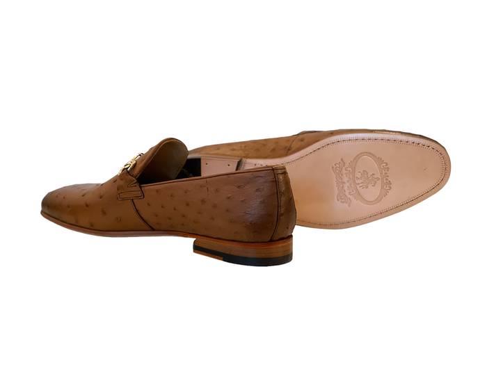 C02203-5405 Genuine Ostrich- Tan - Image 2