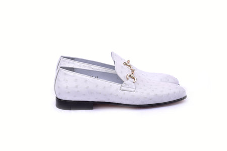 C02205-5405 Genuine Ostrich- White