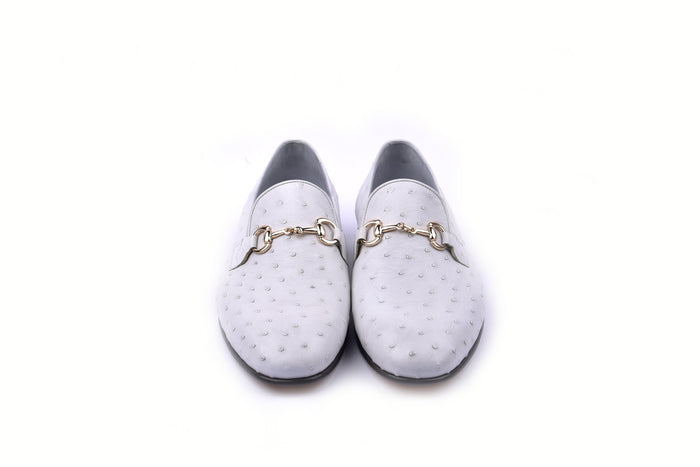 C02205-5405 Genuine Ostrich- White - Image 3