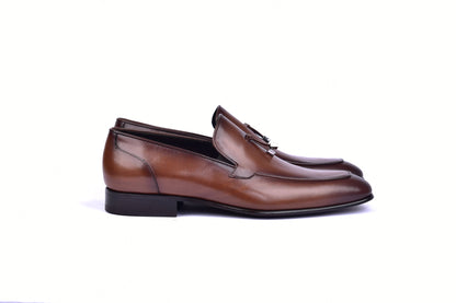 C09901-5470HS Tassel Loafer-Brown - Image 2