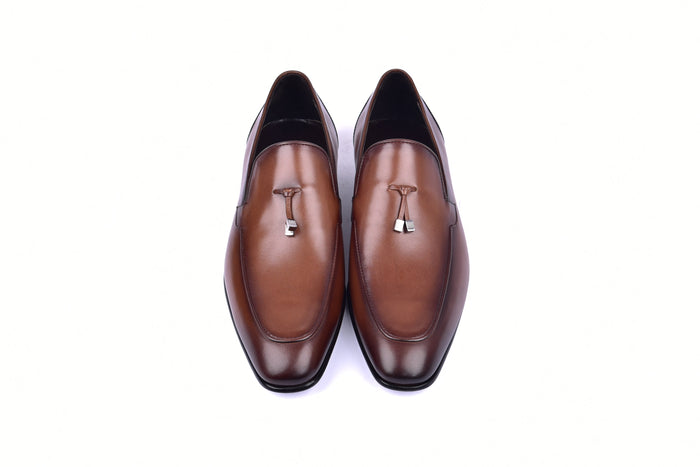 C09901-5470HS Tassel Loafer-Brown - Image 4
